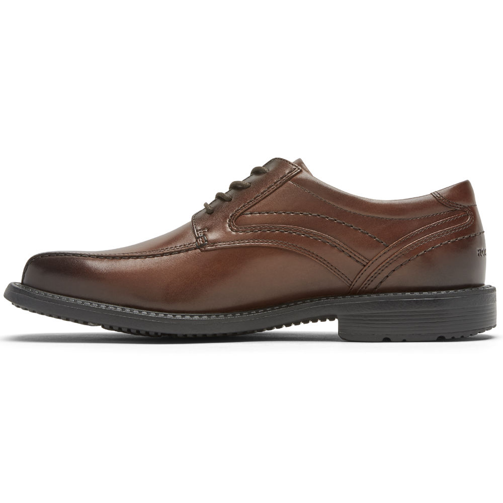 Rockport Mens Oxfords Brown - Style Leader 2 Bike Toe - UK 812-RKBHPN